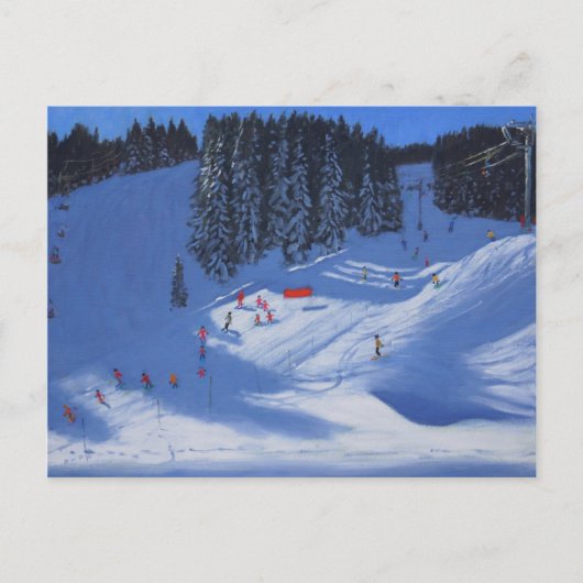 Skischule Morzine 2014 Postkarte (Vorderseite)