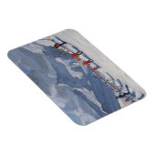 Skischule Tignes 2009 Magnet (Rechte Seite)