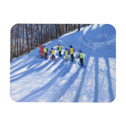 Skischule Tignes Frankreich Magnet (Horizontal)