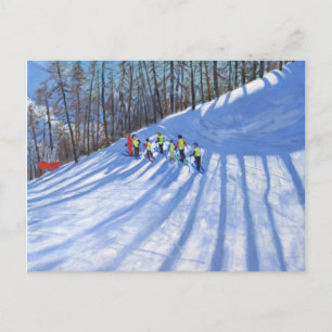 Skischule Tignes Frankreich Postkarte