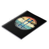 Skischulen Vintag Notizblock (Linke Seite)