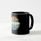 Skischulen Vintag Tasse (VorderseiteRechts)