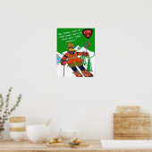 Skischulposter Poster (Küche)