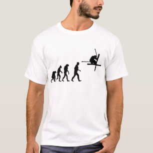 Skiskifahren-Evolution T-Shirt