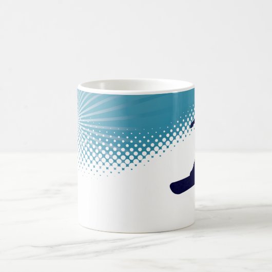 Skisport Kaffeetasse (Mittel)