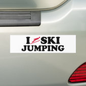 Skispringen der Liebe I Autoaufkleber (Auf Auto)
