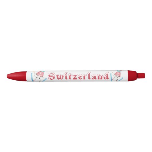 Skispringen - die Schweiz-Rotstift Kugelschreiber (Vorderseite)