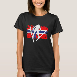 Skispringen Norwegen Skifliegen Wintersport Skispr T-Shirt