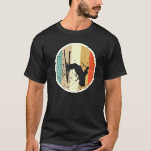 Skispringen-Outfit Skifahren Schnee Skifahrer Vint T-Shirt