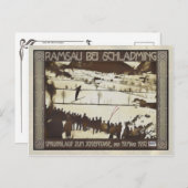 Skispringen Postkarte (Vorne/Hinten)