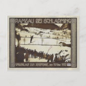 Skispringen Postkarte (Vorderseite)