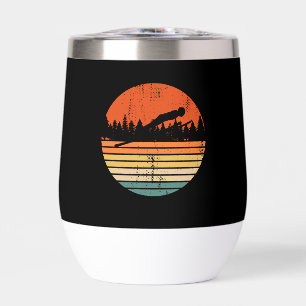 Skispringen Retro Skispringer Geschenk