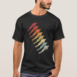 Skispringen Vintage-Skifliegen Ski-Urlaub Ski-Sk T-Shirt