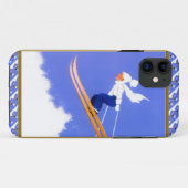 Skispringer Case-Mate iPhone Hülle (Rückseite (Horizontal))