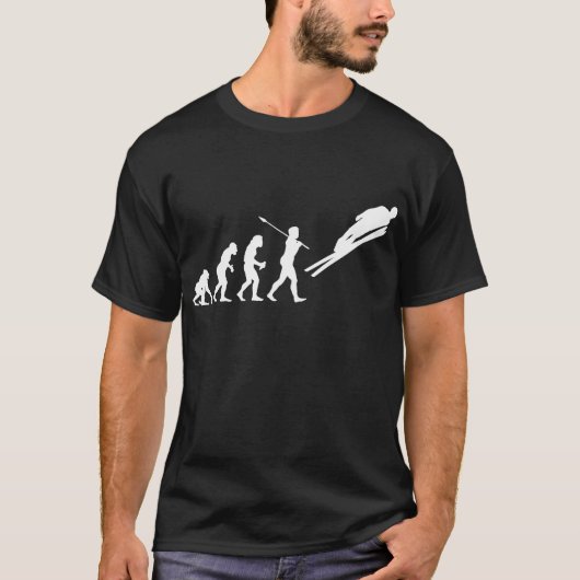 Skispringer T-Shirt (Vorderseite)
