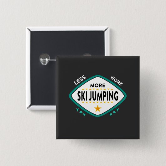 Skisprung Button (Vorne & Hinten)