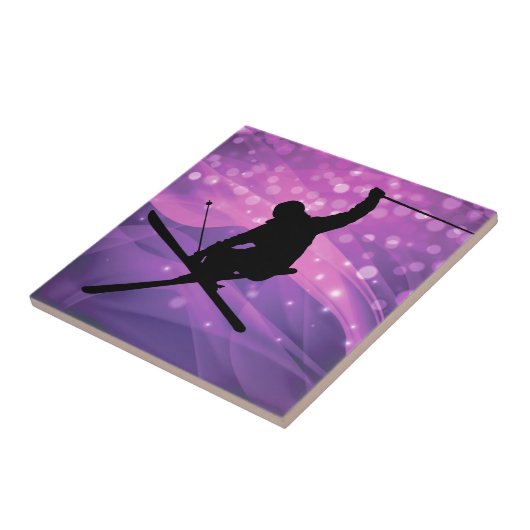 Skisprung Fliese (Seite)