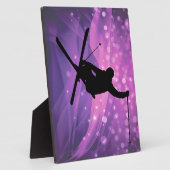 Skisprung Fotoplatte (Seite)