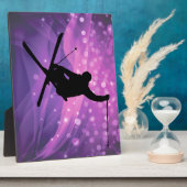 Skisprung Fotoplatte (Seite)