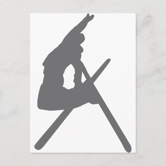 Skisprung Postkarte (Vorderseite)