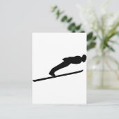 Skisprung Postkarte (Stehend Vorderseite)