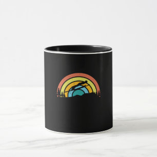 Skisprung Retro Tasse