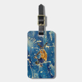 Skisprung Spritzer Gepäckanhänger (Vorderseite vertikal)