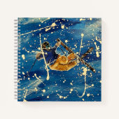 Skisprung Spritzer Notizblock (Vorderseite)