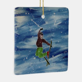 Skisprunkverzierung Keramikornament (Rechts)