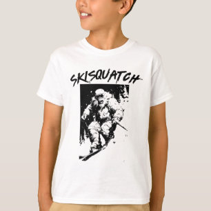 Skisquatch Retro Skifahren Bigfoot Vintage Ski Sas T-Shirt