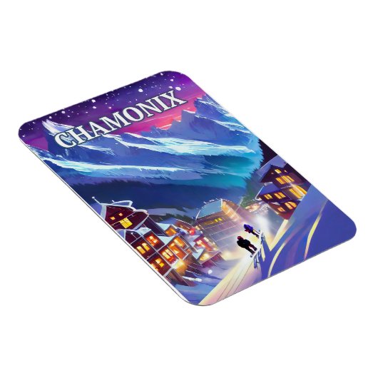 Skistation Chamonix, Alpenperle Magnet (Rechte Seite)