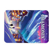 Skistation Chamonix, Alpenperle Magnet (Horizontal)