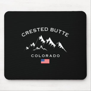 Skistation Crested Butte Colorado Rocky Mountains Mousepad