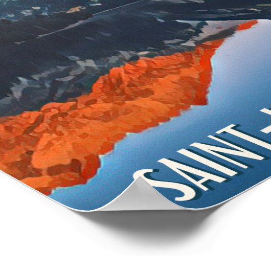 Skistation Poster (Ecke)