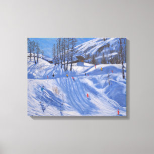 Skistation Tignes 2009 Leinwanddruck