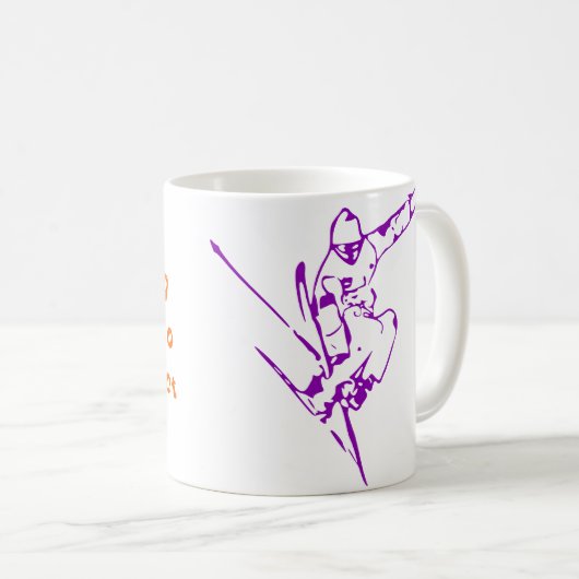 Skisüchtiger Tasse (VorderseiteRechts)