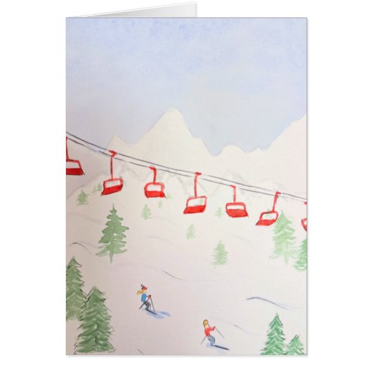 Skiszene (Vorne)