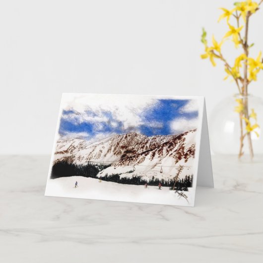 Skitag Arapahoe Karte (Gelbe Blume)