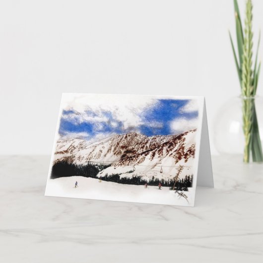 Skitag Arapahoe Karte (Vorderseite)