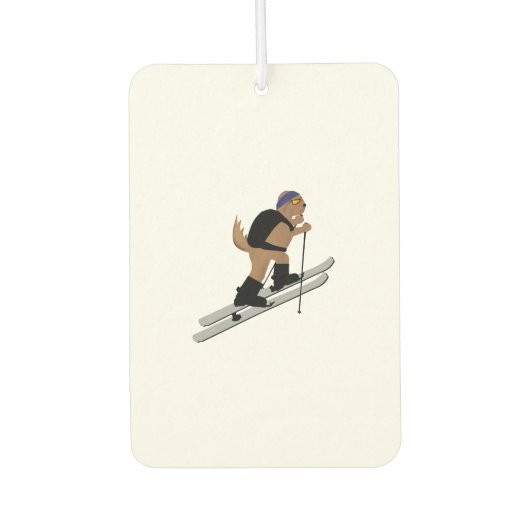 Skitouren Autolufterfrischer (Vorderseite)