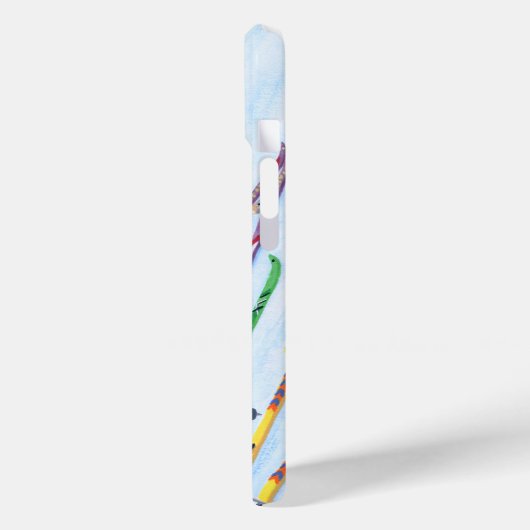 Skitouren - Malerei Case-Mate iPhone Hülle (Rückseite / Links)