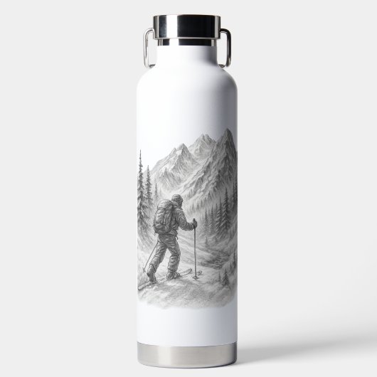 Skitouren-Wasserflasche Trinkflasche (Vorderseite)