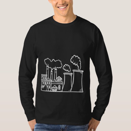Skitze-Power-Station T-Shirt (Vorderseite)