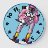 Skiuhr Große Wanduhr (Vorderseite)