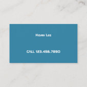 Skiunterricht Visitenkarte (Rückseite)