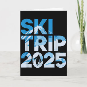 Skiurlaub 2025 Männer Frauen lustig Skifahren Karte
