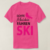 Skiurlaub 8 T-Shirt (Design vorne)