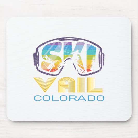 Skiurlaub Vail Colorado Mousepad (Vorne)