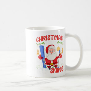 Skiurlauber Skifahren Outfit Weihnachten Liebe Ski Kaffeetasse
