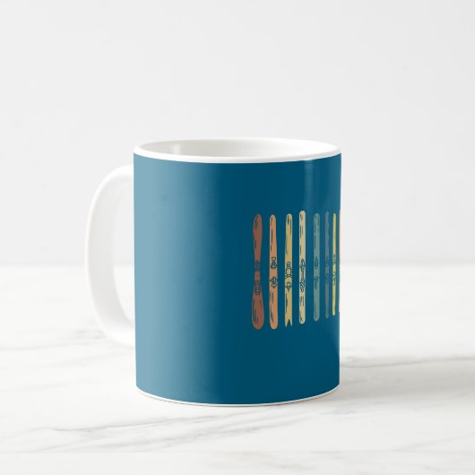 Skiverleih Kaffeetasse (Vorderseite Links)